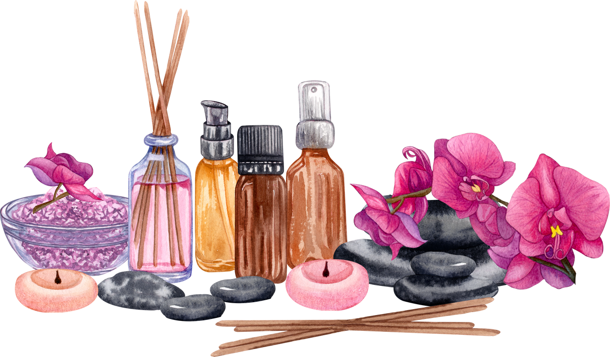 Aromatherapy Spa Illustration
